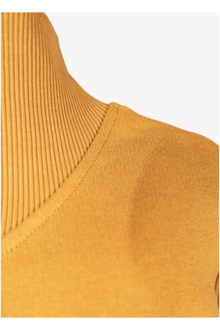 Ozmoz Kız Çocuk Boğazlı Kahverengi Sweatshirt Kahverengi