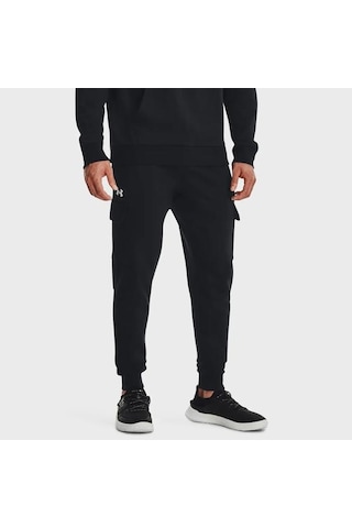 Under Armour Rival Fleece Cargo Jogger Erkek Siyah Polo Yaka Tişört