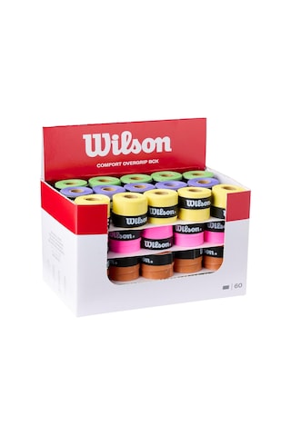 Wilson Yedek Sap Bandı Ultra Overgrip, Yumuşak, İnce, Optimum Ter Ve Nem Çok Renkli