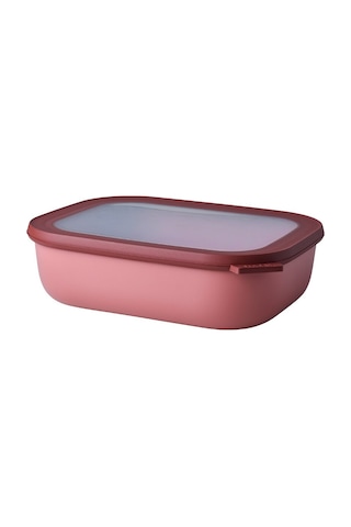 Multi Bowl Cirqula Rectangular Saklama Kabı 2000 Ml Kırmızı-7520 Vivid Mauve