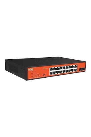 Wı-Tek WI-PS318GFH 16 Port 197W Full Poe Gıgabıt 2XSFP Yönetilemez Switch
