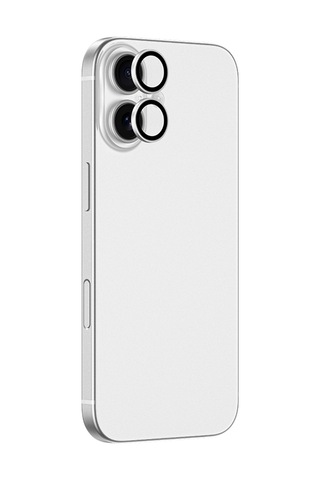 Apple Uyumlu iPhone 17 Amazingthing Anti Reflective Kamera Lens Koruyucu Uygulama Aparatlı Gümüş