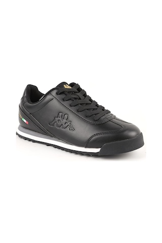 Kadın Spor Ayakkabı Siyah Klasik Retro Bağcıklı Günlük Sneaker Kappa-2072