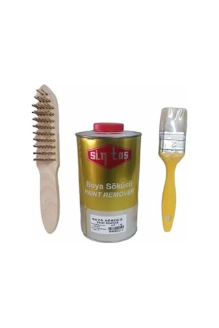 Sintaş Boya Sökücü ,Solver & Tel Fırça & 2 No Fırça 3 Lü Set