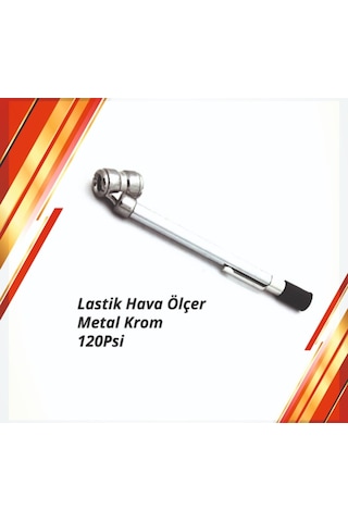 Araç Lastik Hava Basınç Ölçer 10-120 Psi Metal