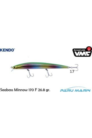 Kendo Seabass Minnow 170 26.8Gr. Floating Suni Yem No:17