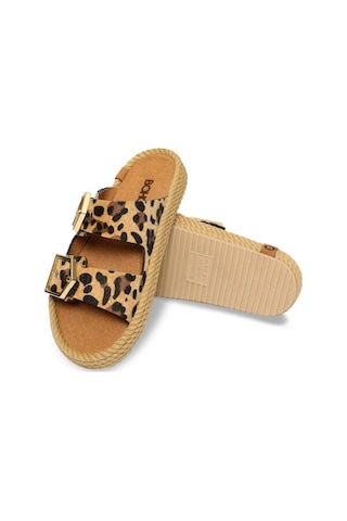 Bohonomad Syd12-leo Sydney Leopar Kadın Terlik Siyah
