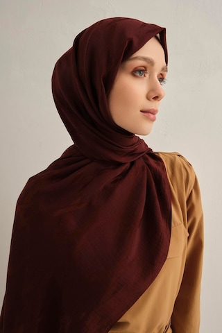 Armine Lyocell Şal - 1 - Bordo 32