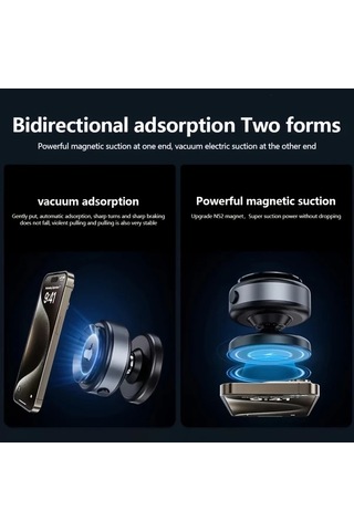Motion003 Evrensel Manyetik Telefon Tutucu 360 Dönebilen Araba Manyetik Cep Telefon Tutucu Vakum Emme Çift Taraflı Tüm Telefonlar Için