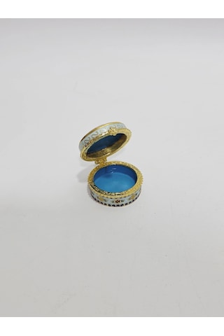 Antika Cloisonne Minyatür Kutu 4,5x2,5cm 081
