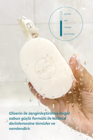 Balmy Doğal Kabak Lifli Sabun Coconut Vanılla Odunsu