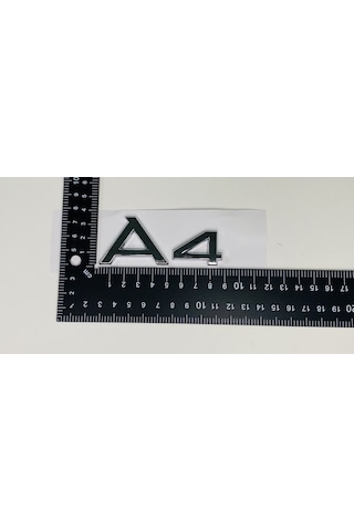 Audi 2008 - 2016 1.8t A4 Krom Arka Bagaj Yazısı Set