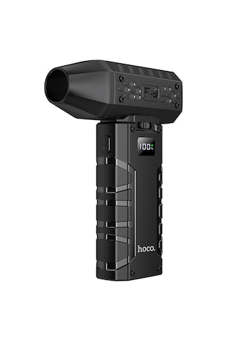 Hoco HX67 Force Dijital Göstergeli 80.000RPM Hava Kompresörü - Siyah