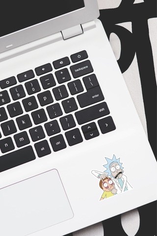 Rick And Morty Tasarımlı Laptop Notebook Tablet Telefon Sticker Set 15