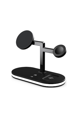 Fuchsia YM-UD23 5in1 Kablosuz Şarj Standı Ledli Wireless Charger