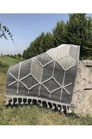 Eko Halı Soho Sh 03 Grey Hav Toz Vermez Hasır Dokuma Modern Makine Halısı Gri