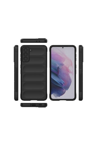Samsung Galaxy Uyumlu S22 Plus Kılıf Optimum Lens Çerçeveli Silikon Kapak