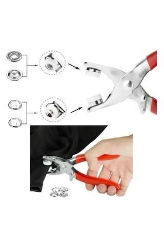 Kutulu Metal Pense 9.5 Mm Metal Çıt Çıt, El Pensesi-saklama Kutus