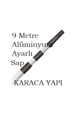 Teleskopik Uzatmalı Alüminyum Sap Ayarlı Sırık 9 Metre 3 Kademe