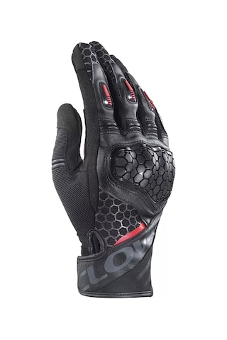 Clover Predator-2 Korumalı Motosiklet Eldiveni Siyah