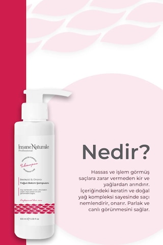 Besleyici & Onarıcı Yoğun Bakım Şampuanı 100 Ml