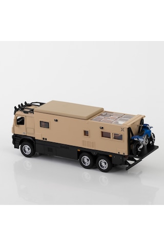Metal Sesli Işıklı Çek Bırak Özellikli 30 Cm Motokaravan Seti