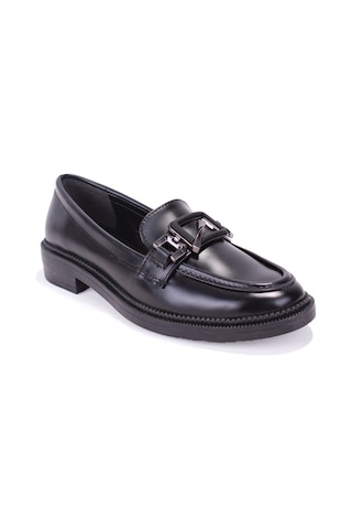 Dagoster Dza07-863701 Siyah Günlük Loafer Kadın Ayakkabı