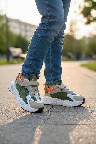 Cool Toti Çocuk Rahat Sneaker Haki