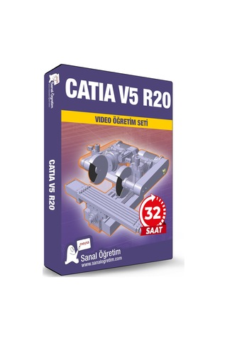 Catia V5 R20 Video Ders Eğitim Seti