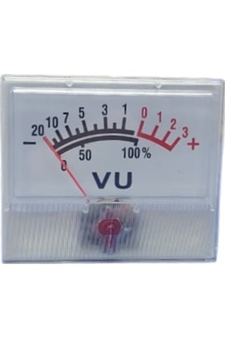 Analog İbreli Vu Metre Yüksek Hassasiyetli Vumetre 55x47