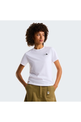 The North Face Evolution Simple Dome Slim Ss Kadın Tişört C-the0a8fx7fn4fn4 Beyaz