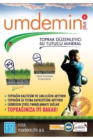 Umdemin Zeolit Toprak Düzenleyici 1Ton