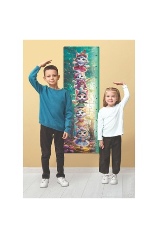 Xxl Puzzle Eğlenceli Kediler 98 33 Cm