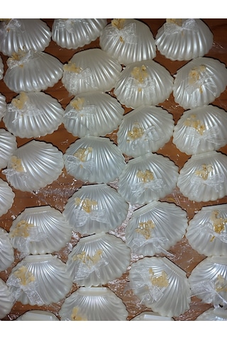 20 Adet Özel Günler İçin İstiridye Kutu Mum