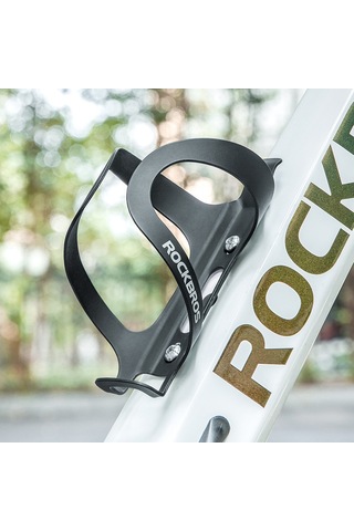 Rockbros 2022-11a Mtb Bisiklet Su Şişesi Kafesi Alüminyum Alaşımlı Yol Bisikleti Şişe Tutucu Braketi - Yeşil