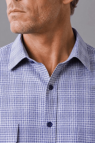 Bisse Lacivert Regular Fit Pamuk Uzun Spor Yaka Torba Gömlek Gmeks252062 E39