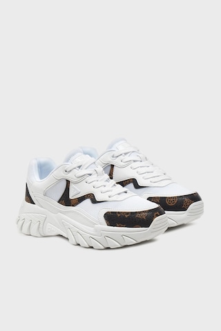 Guess Bayan Ayakkabı Fltnow Fal12 Whıbr Beyaz-kahve Beyaz - Kahverengi