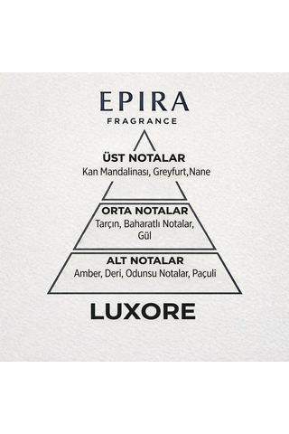 Epıra Fragrance Luxore Erkek Parfüm 50 Ml Edp Aromatik