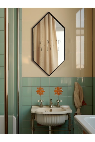 Ayna, Duvar Aynası, Konsol Aynası, Holl Aynası, Banyo Aynası Siyah