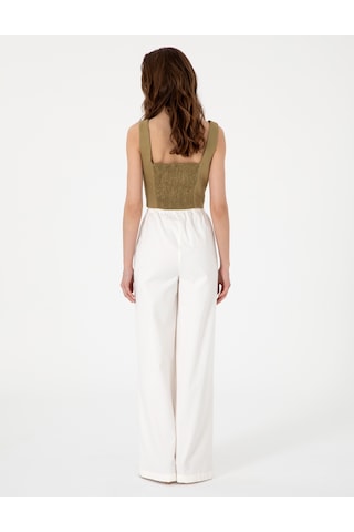 Pierre Cardin Kadın Beyaz Pantolon Kanvas-chino 50313136-vr013 Beyaz