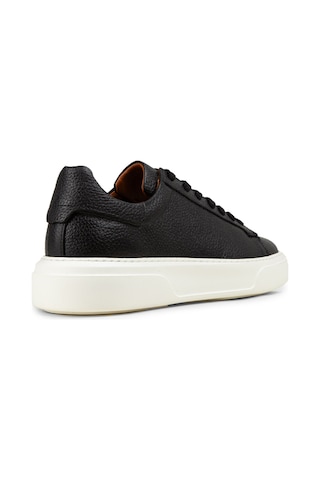 Deery Erkek Siyah Hakiki Deri Sneaker Ayakkabı - 04651msyhe01