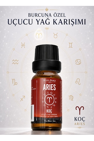 Minia Bahçe Koç Burcu Uçucu Yağ Karışımı 10 ML