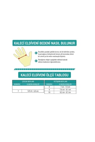 Avessa Kemikli Kaleci Eldiveni Gk-100 Viona Alman Avuç Içi Lateks Çok Renkli