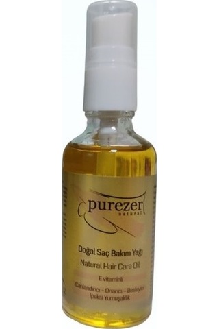 Purezer Natural Doğal Saç Bakım Yağı 50 ML