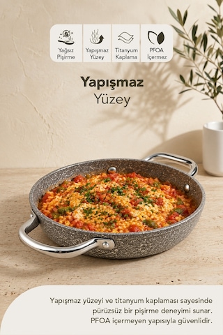 Urla Granit Sahan 20 cm Kapaksız