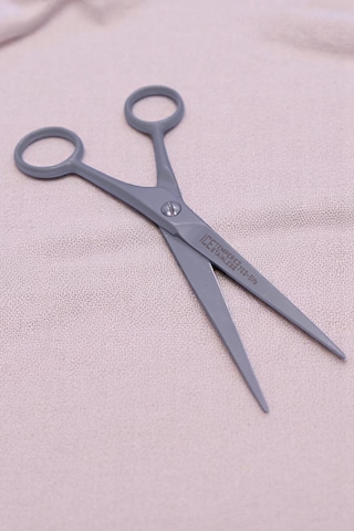 Bıyık Sakal Düzeltme Makası 13,5 Cm Profesyonel Berber Kuaför Saç Bıyık Sakal Kaş Kesim Makası