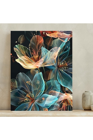 Şeffaf Zarafet Soyut Kanvas Tablo Nv00294