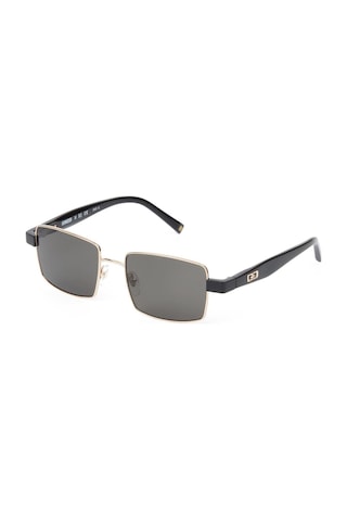 Hermossa Hm 1612 C1 56 Unisex Dikdörtgen Gold Metal Güneş Gözlüğü