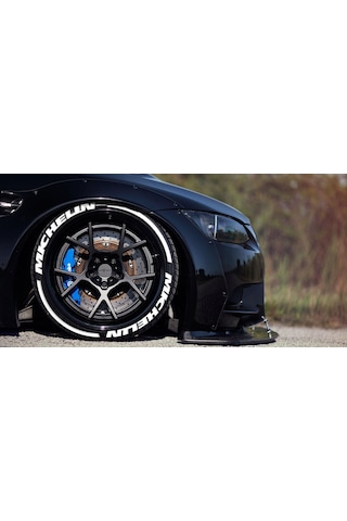 Lastik Yazısı 8Xli Mıchelın+Kuyruk Beyaz 1.Sınıf Kalite Solmaz