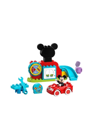 LEGO® DUPLO® | Disney Mickey Fare’nin Kulüp Evi ve Arabası 10454 - 2 Yaş ve Üzeri Çocuklar için Eğitici Oyuncak Yapım Seti (27 Parça)